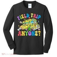 Field Trip Anyone Field Day Let The Games Begin School Bus Kids Long Sleeve Shirt thumb 0