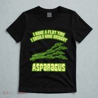Flat Tire Asparagus Vegan Vegetarian Vegetables Funny T-Shirt thumb 5