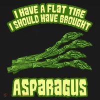 Flat Tire Asparagus Vegan Vegetarian Vegetables Funny Baby Bodysuit thumb 2