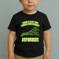 Flat Tire Asparagus Vegan Vegetarian Vegetables Funny Toddler T-Shirt thumb 2