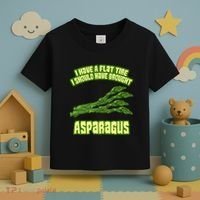 Flat Tire Asparagus Vegan Vegetarian Vegetables Funny Toddler T-Shirt thumb 3