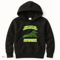 Flat Tire Asparagus Vegan Vegetarian Vegetables Funny Kids Hoodie thumb 0