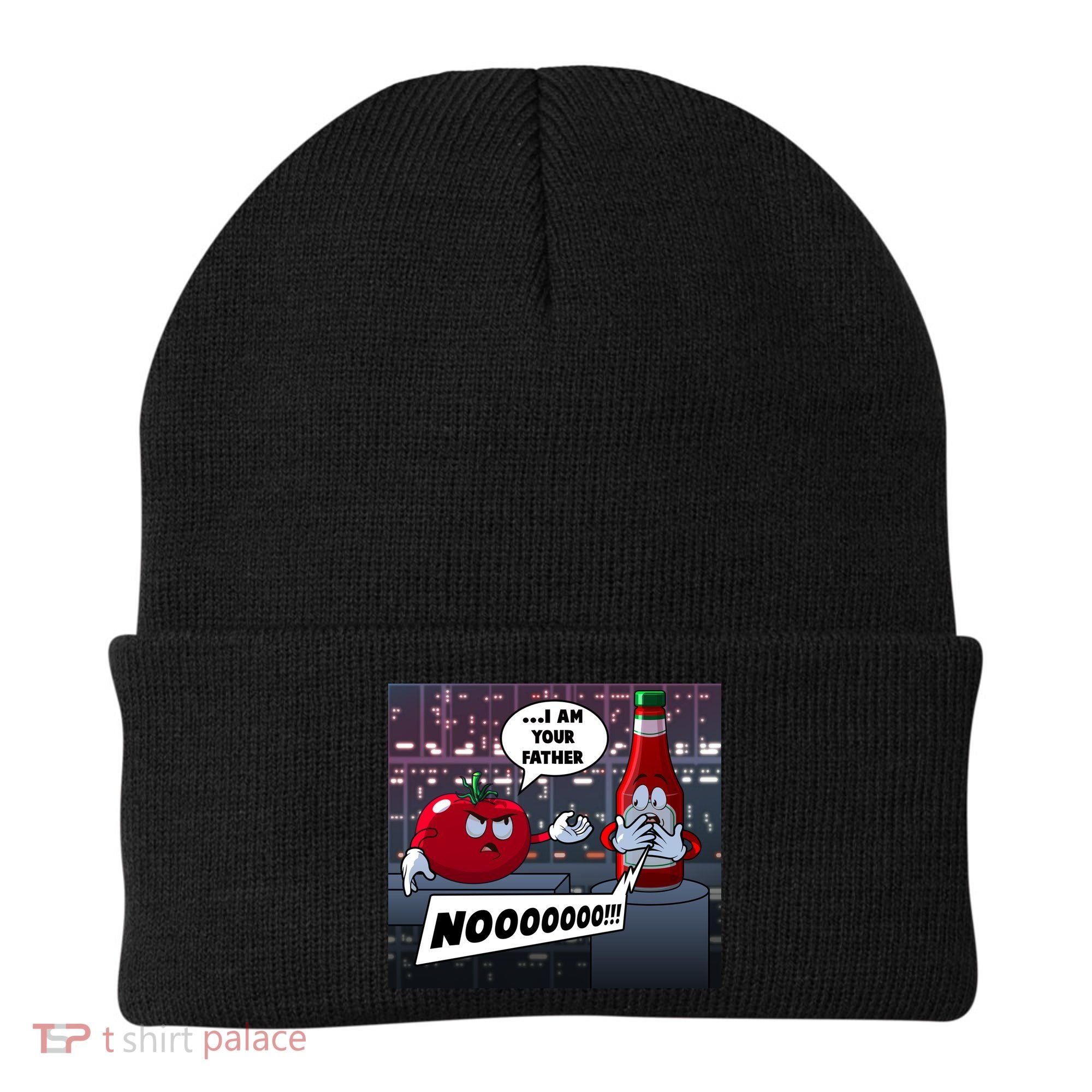 Funny Tomato And Ketchup I Am Your Father Beanie