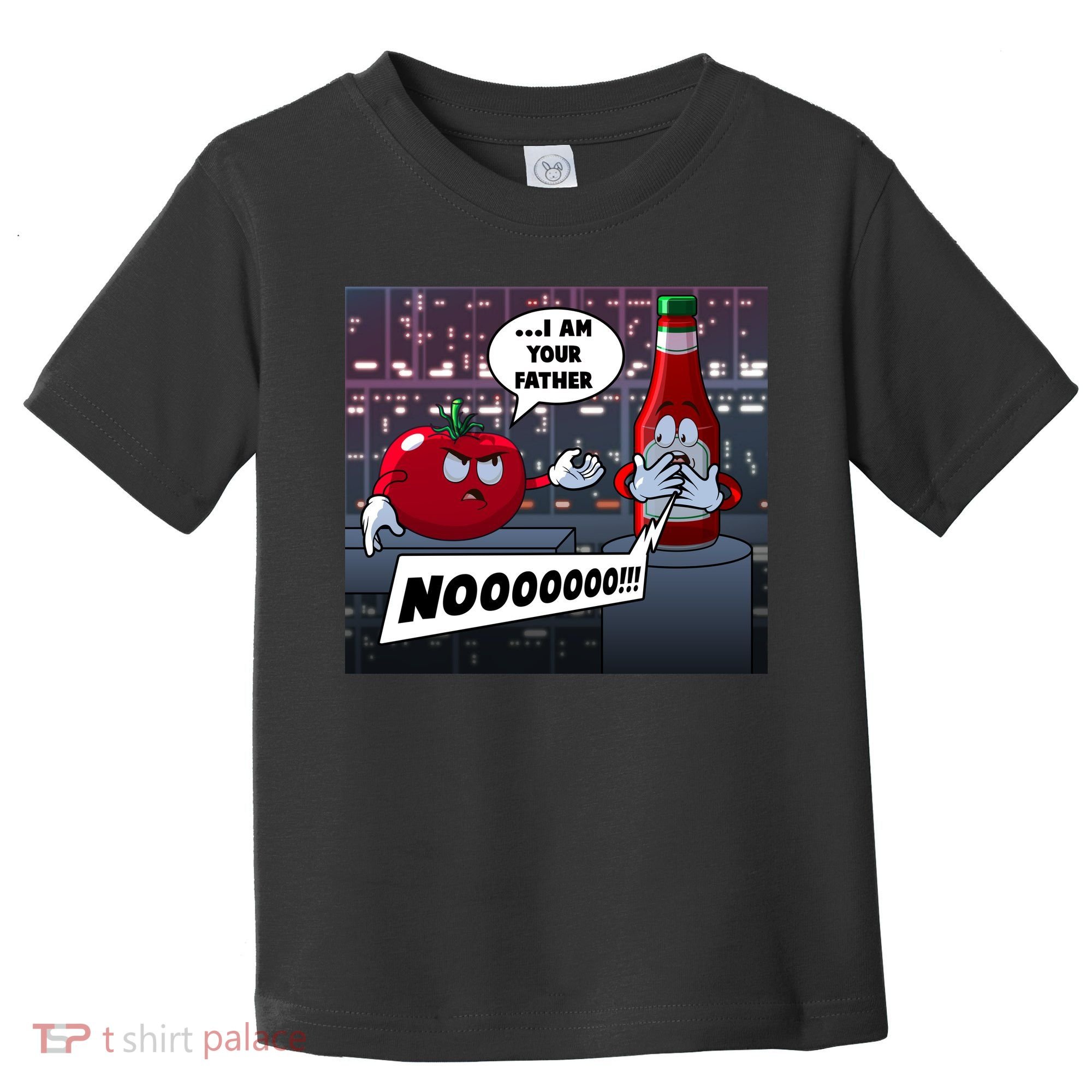Funny Tomato And Ketchup I Am Your Father Toddler T-Shirt