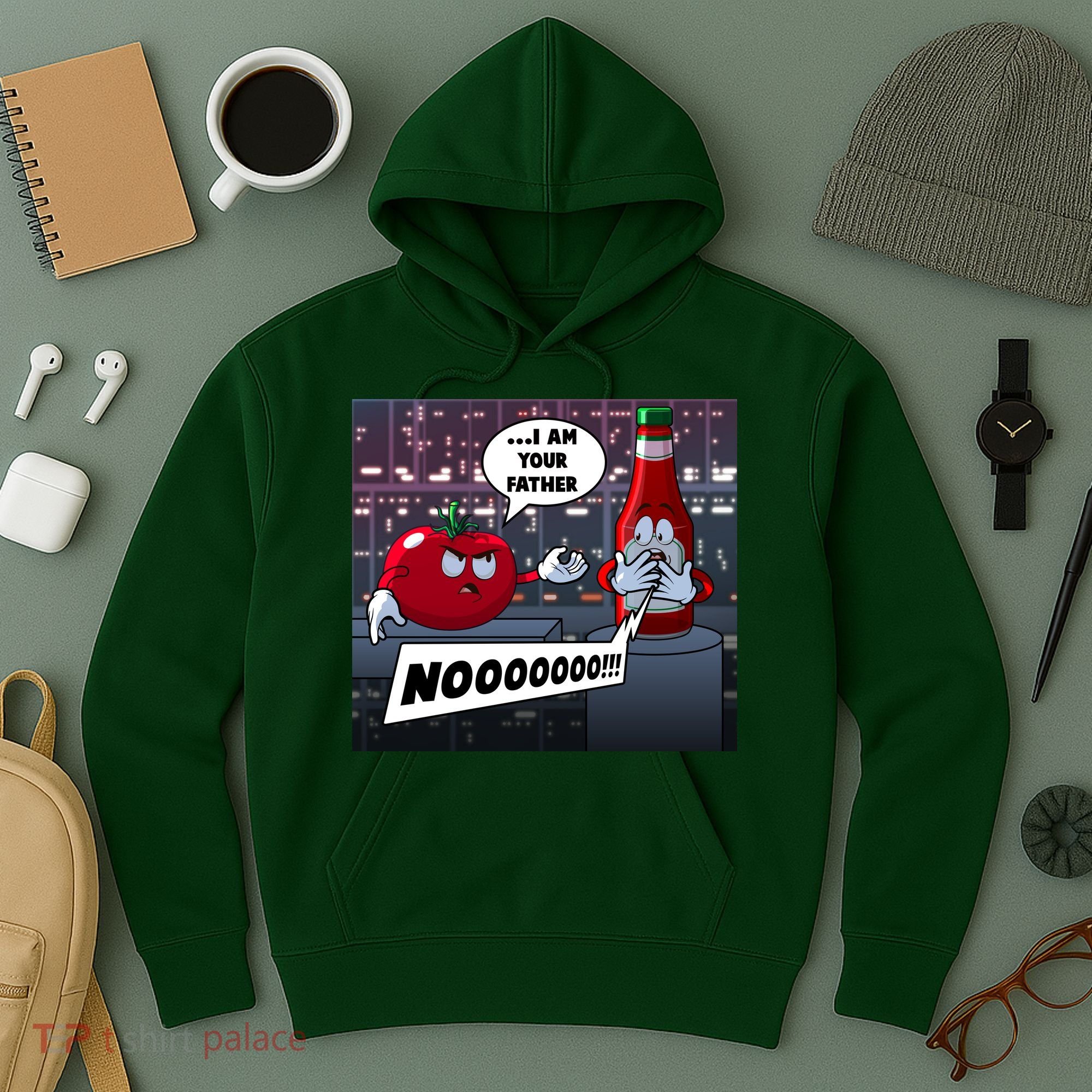 Funny Tomato And Ketchup I Am Your Father Hoodie