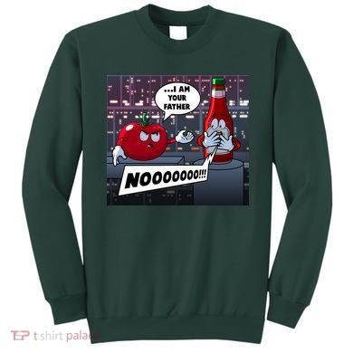 Funny Tomato And Ketchup I Am Your Father Sweatshirt