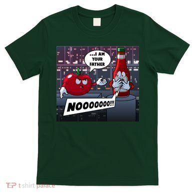 Funny Tomato And Ketchup I Am Your Father T-Shirt