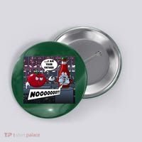Funny Tomato And Ketchup I Am Your Father Button thumb 0