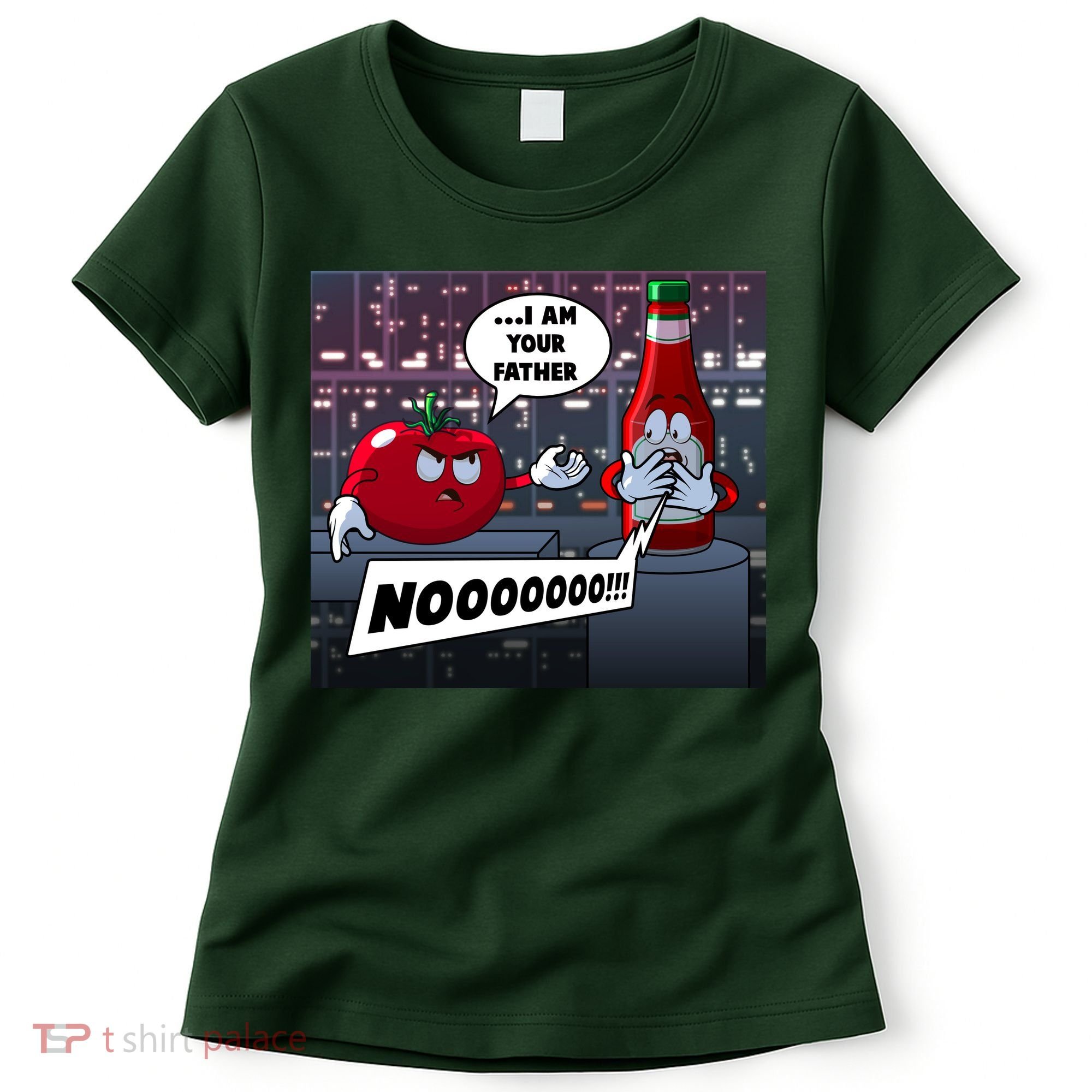 Funny Tomato And Ketchup I Am Your Father Women's T-Shirt