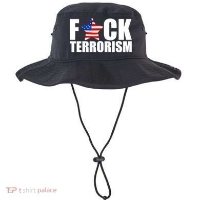 Fuck Terrorists! American Flag Star Bucket Hat