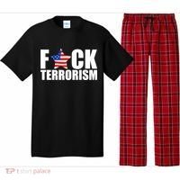 Fuck Terrorists! American Flag Star Pajama Set thumb 0