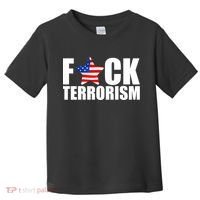 Fuck Terrorists! American Flag Star Toddler T-Shirt thumb 0