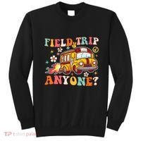 Field Trip Anyone Groovy School Bus Driver Yellow Bus Sweatshirt thumb 0