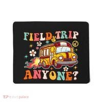 Field Trip Anyone Groovy School Bus Driver Yellow Bus Mousepad thumb 0