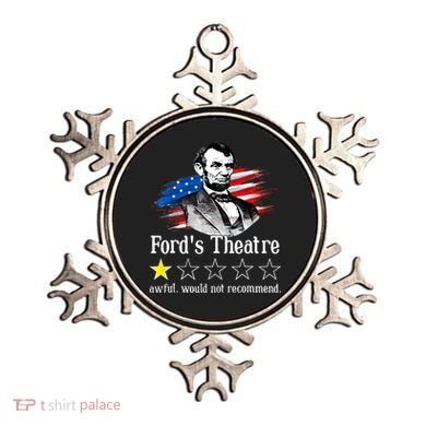 Ford's Theatre Awful Would Not Recommend Review Ornament