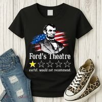Ford's Theatre Awful Would Not Recommend Review Women's T-Shirt thumb 3