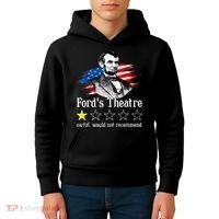 Ford's Theatre Awful Would Not Recommend Review Kids Hoodie thumb 4