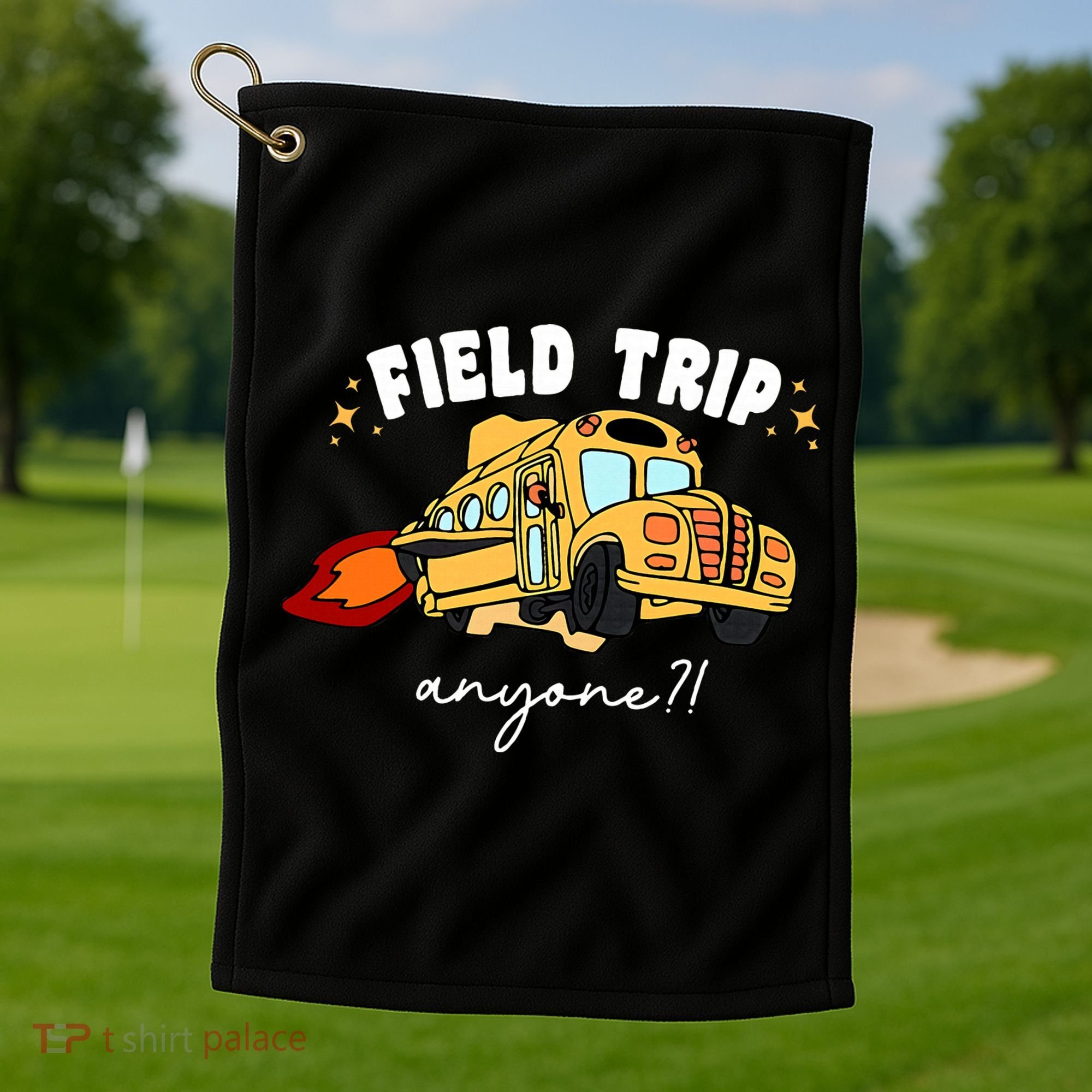 Field Trip Anyone? School Student Teacher Golf Towel