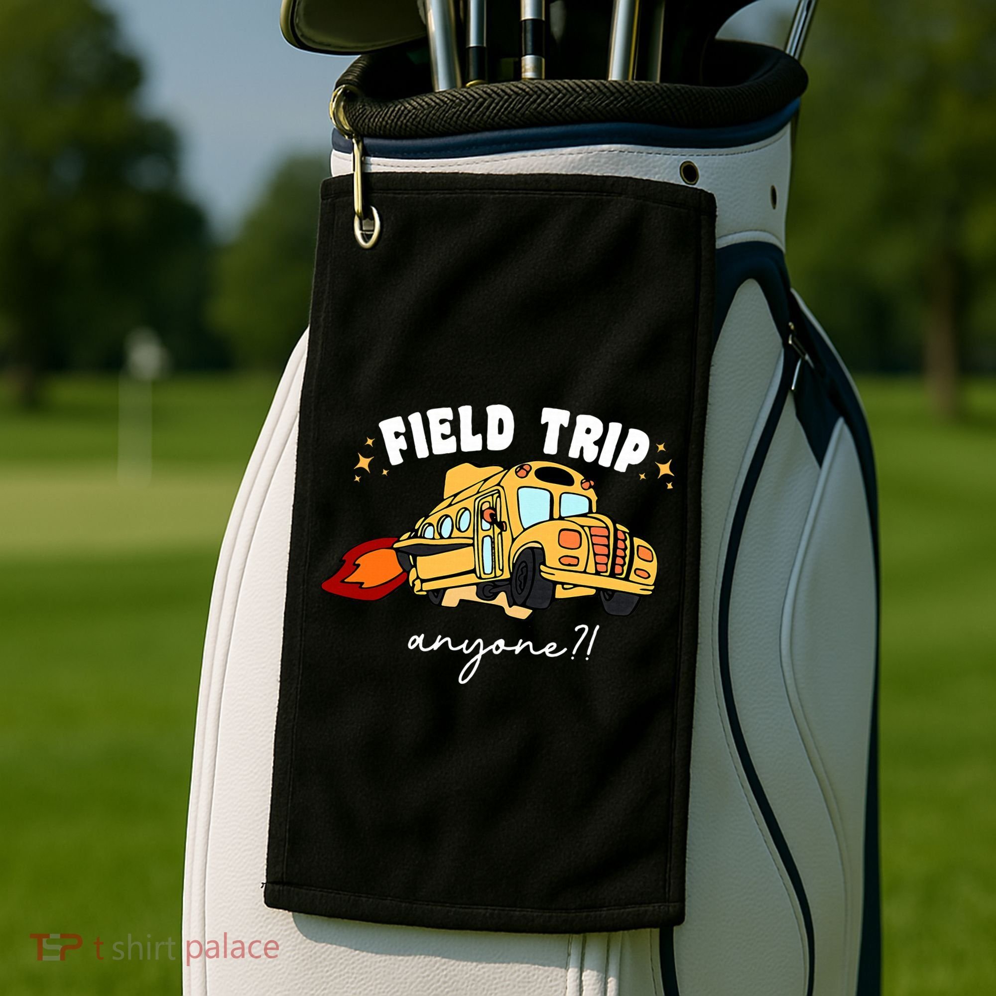 Field Trip Anyone? School Student Teacher Golf Towel