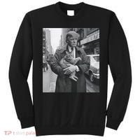 Funny Trump And Cat Funny Political Sweatshirt thumb 0