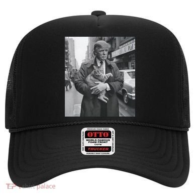Funny Trump And Cat Funny Political Hat
