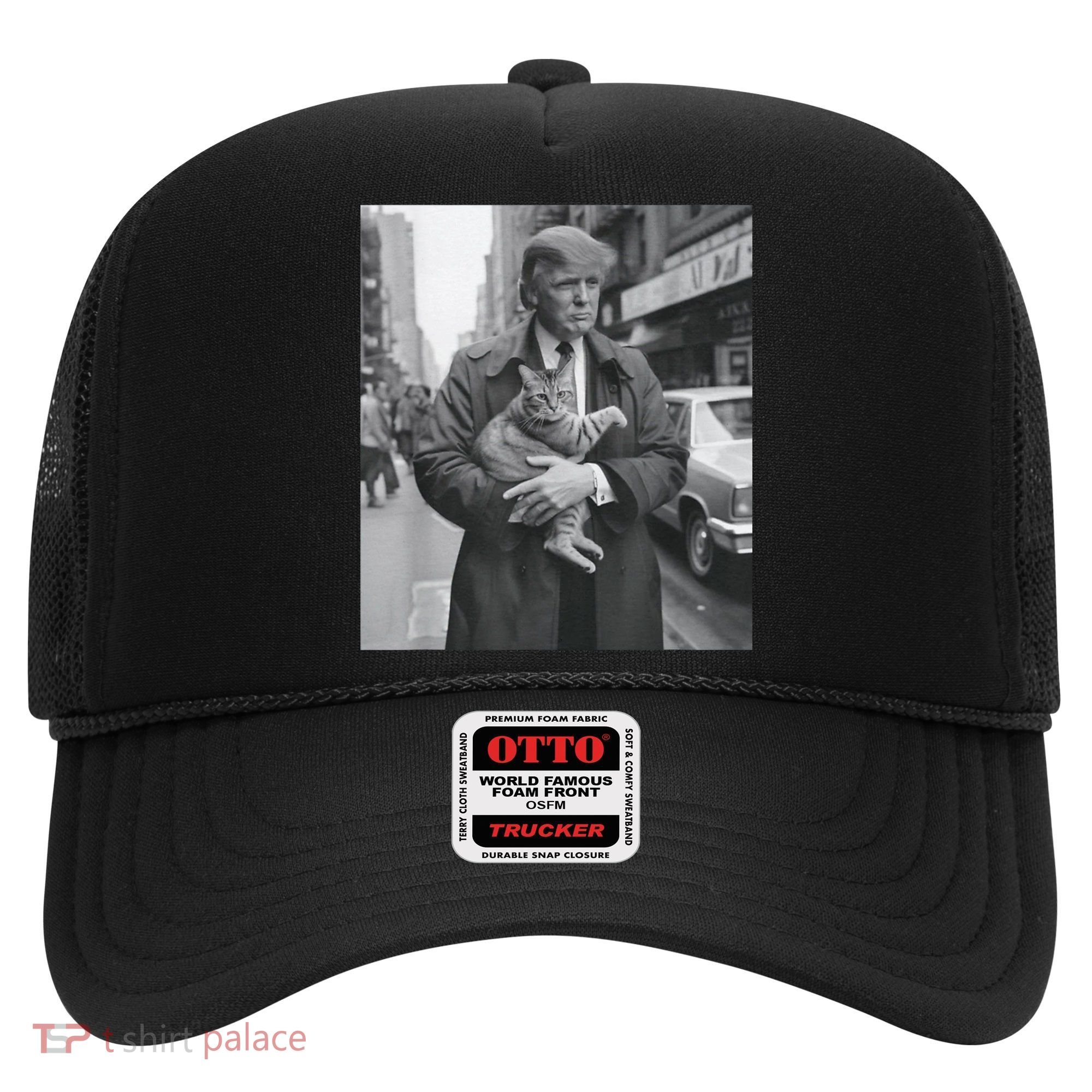 Funny Trump And Cat Funny Political Hat