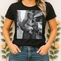 Funny Trump And Cat Funny Political Women's T-Shirt thumb 2