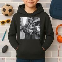Funny Trump And Cat Funny Political Kids Hoodie thumb 2