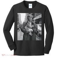 Funny Trump And Cat Funny Political Kids Long Sleeve Shirt thumb 0
