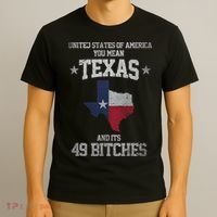 Funny Texas And Its 49 States USA Texan Vintage Texas Pride T-Shirt thumb 3