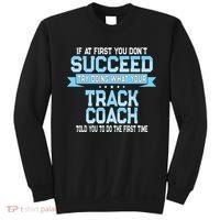 Fun Track And Field Coach Gift Funny Track Saying Sweatshirt thumb 0