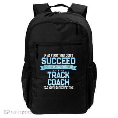 Fun Track And Field Coach Gift Funny Track Saying Backpack