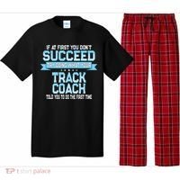 Fun Track And Field Coach Gift Funny Track Saying Pajama Set thumb 0