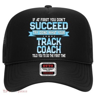 Fun Track And Field Coach Gift Funny Track Saying Hat