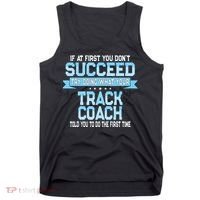 Fun Track And Field Coach Gift Funny Track Saying Tank Top thumb 0