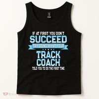 Fun Track And Field Coach Gift Funny Track Saying Tank Top thumb 2