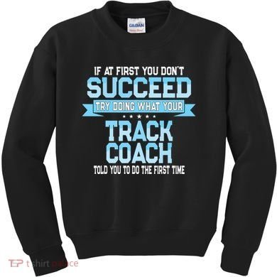 Fun Track And Field Coach Gift Funny Track Saying Kids Sweatshirt