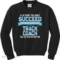 Fun Track And Field Coach Gift Funny Track Saying Kids Sweatshirt thumb 0