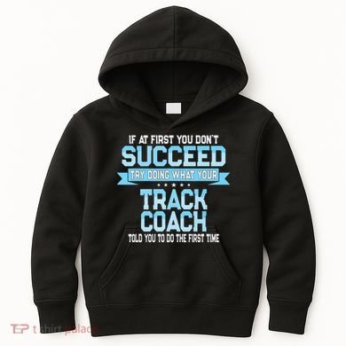 Fun Track And Field Coach Gift Funny Track Saying Kids Hoodie