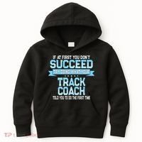 Fun Track And Field Coach Gift Funny Track Saying Kids Hoodie thumb 0