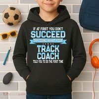 Fun Track And Field Coach Gift Funny Track Saying Kids Hoodie thumb 2
