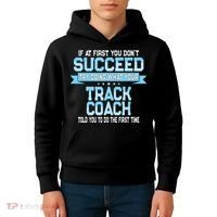 Fun Track And Field Coach Gift Funny Track Saying Kids Hoodie thumb 4