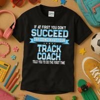 Fun Track And Field Coach Gift Funny Track Saying Kids T-Shirt thumb 3