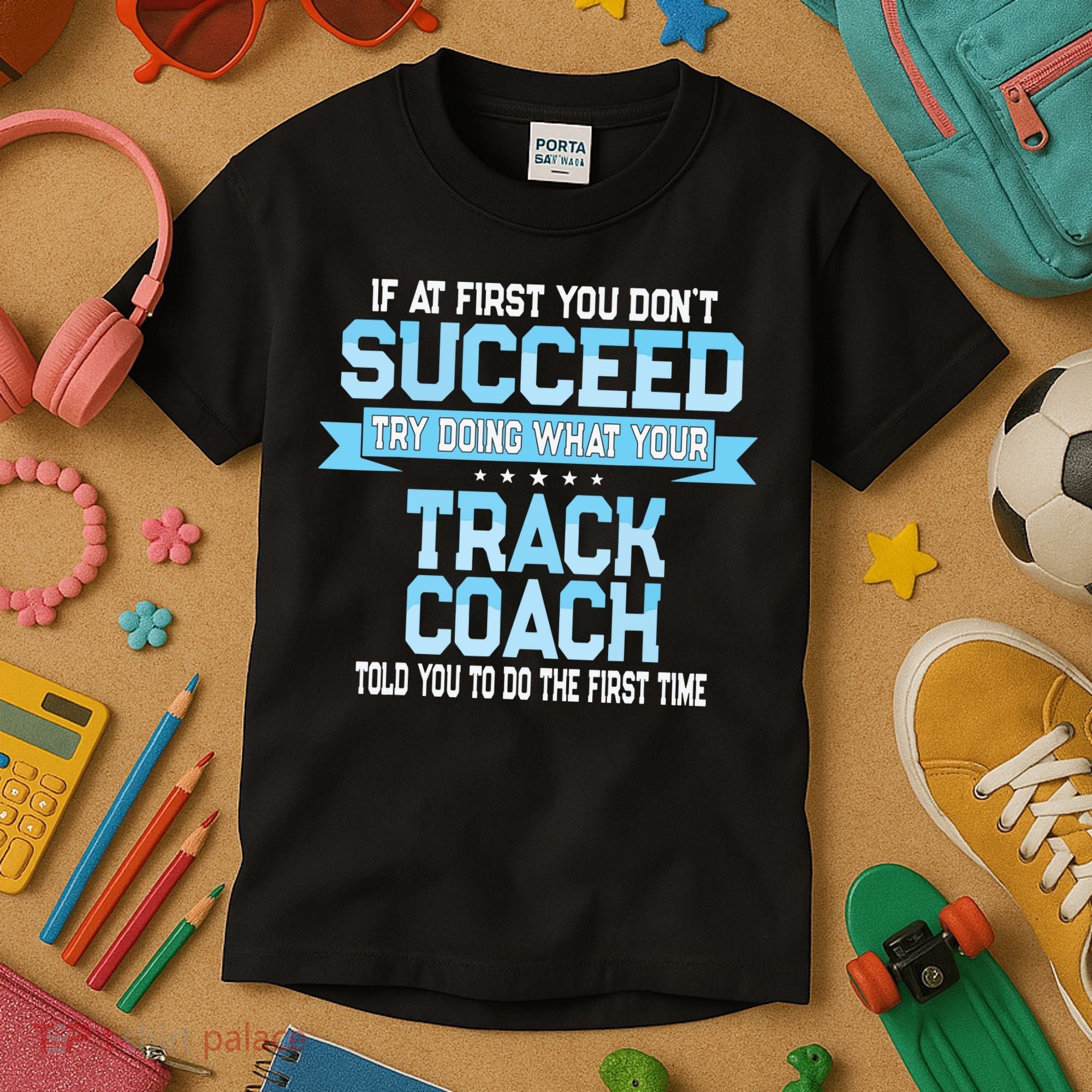 Fun Track And Field Coach Gift Funny Track Saying Kids T-Shirt
