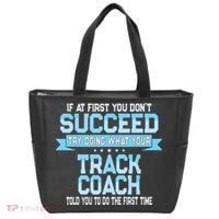 Fun Track And Field Coach Gift Funny Track Saying Tote Bag thumb 0