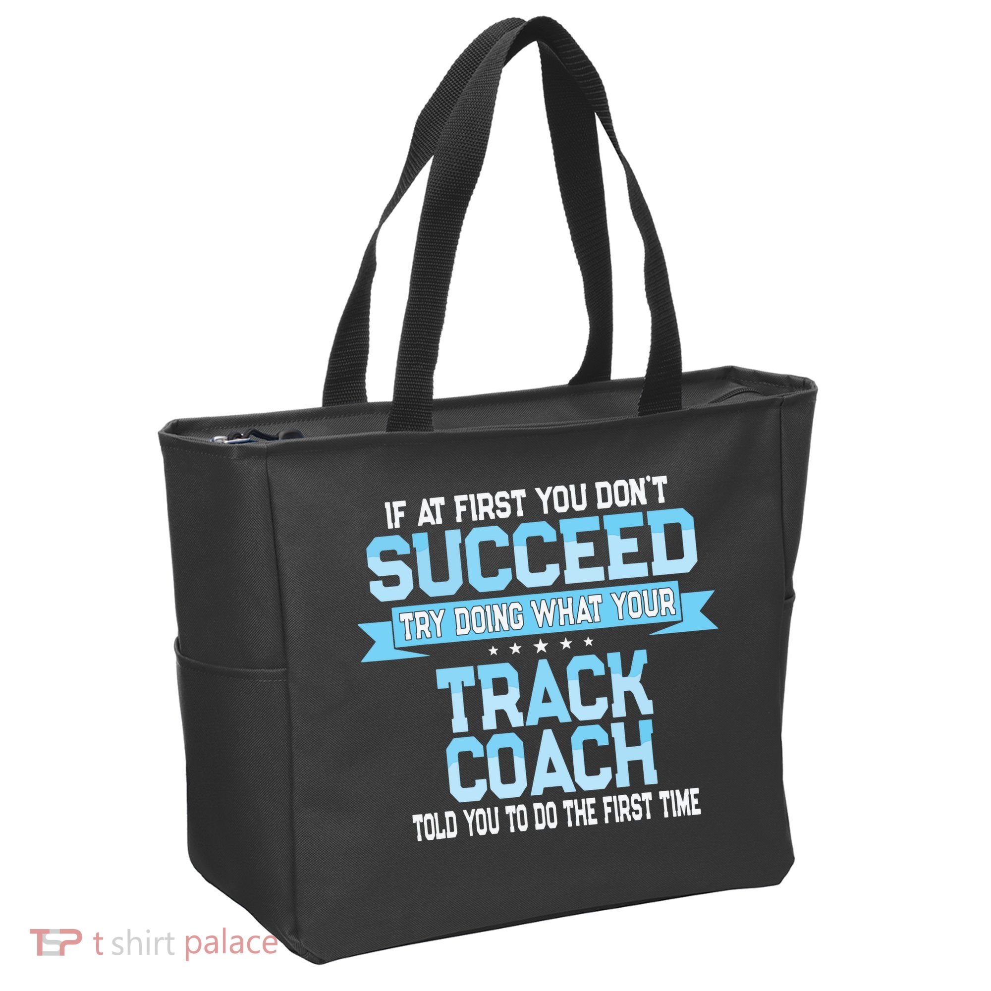 Fun Track And Field Coach Gift Funny Track Saying Tote Bag
