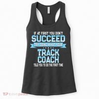 Fun Track And Field Coach Gift Funny Track Saying Women's Tank Top thumb 0