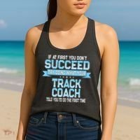 Fun Track And Field Coach Gift Funny Track Saying Women's Tank Top thumb 2