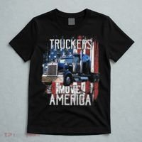 Funny Trucker American Flag Truck Driver Shirt Truck Driver Gift T-Shirt thumb 5