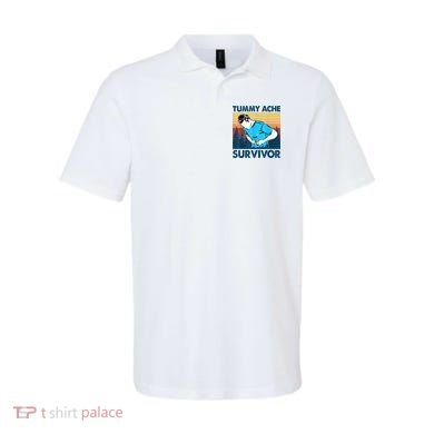 Funny Tummy Ache Survivor ShirtTummy Ache Survivor Design Polo